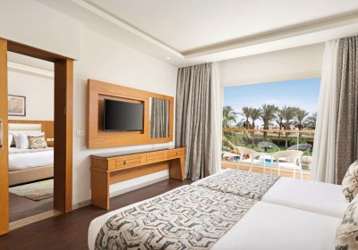 Wohnbeispiel Familienzimmer 2 Schlafzimmer Poolblick