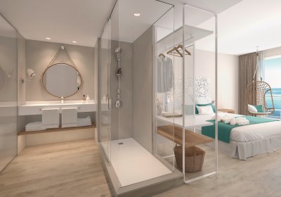 Wohnbeispiel Doppelzimmer Keep the Secret Pool- und Meerblick