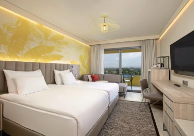 Wohnbeispiel Doppelzimmer Gartenblick