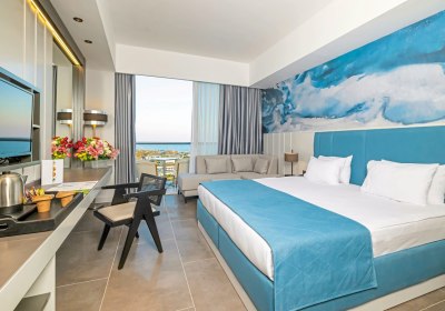 Wohnbeispiel Doppelzimmer seitlicher Meerblick