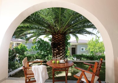 Wohnbeispiel Doppelzimmer Gartenblick