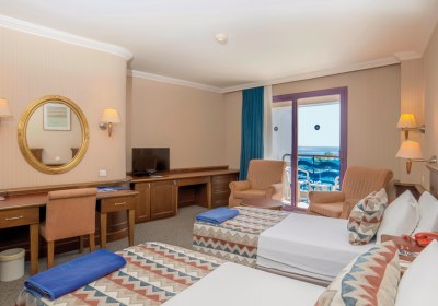 Wohnbeispiel Doppelzimmer seitl. Meerblick