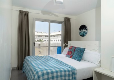 Wohnbeispiel 2 Schlafzimmer mit Balkon