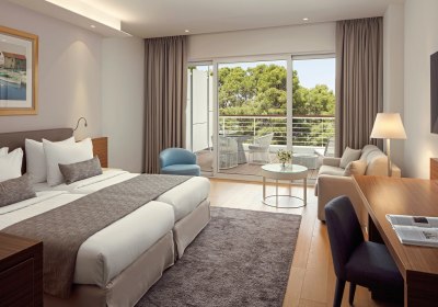 Wohnbeispiel Doppelzimmer Deluxe Gartenblick