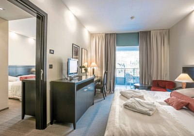 Wohnbeispiel Familienzimmer Balkon