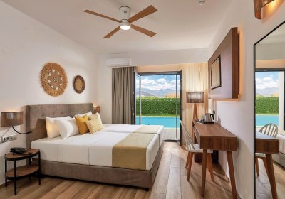 Wohnbeispiel Doppelzimmer Superior Swim Up Gemeinschaftspool