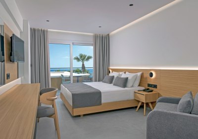 Wohnbeispiel Doppelzimmer Deluxe seitl. Meerblick