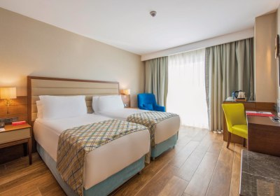 Wohnbeispiel Doppelzimmer mit Stadtblick