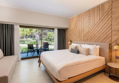 Wohnbeispiel Doppelzimmer Gartenblick