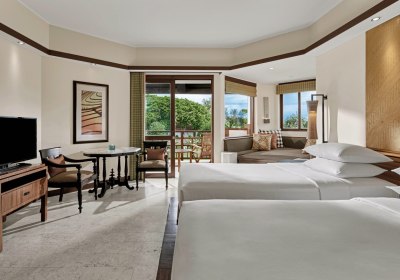 Wohnbeispiel King/Twin Bed Garden View