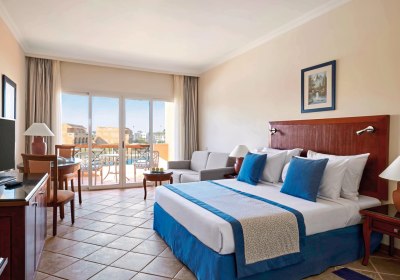 Wohnbeispiel Doppelzimmer Superior Premium Poolblick