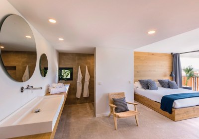 Wohnbeispiel Doppelzimmer Gartenblick