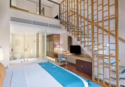 Wohnbeispiel Family Duplex Pool View