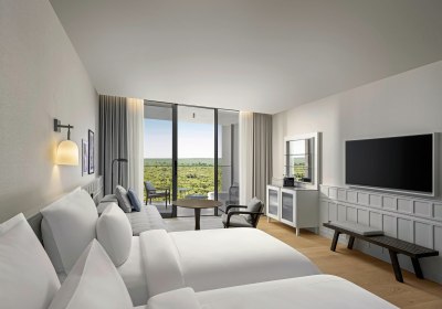 Modellbild Wohnbeispiel Doppelzimmer Deluxe Gartenblick