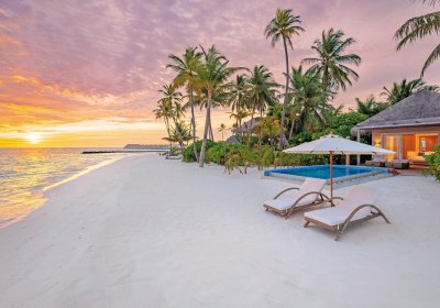 Sunset Beach Villa with Pool 