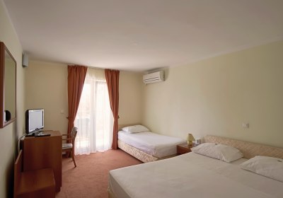 Wohnbeispiel Doppelzimmer Annex Balkon Meerseite