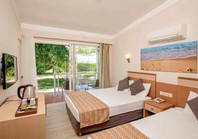 Wohnbeispiel Doppelzimmer Gartenblick