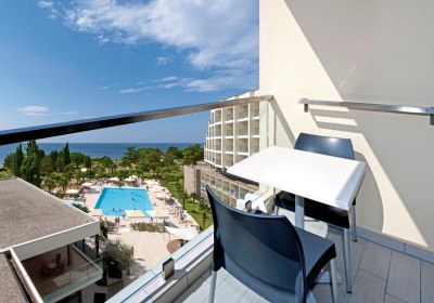 Balkonbeispiel Doppelzimmer Superior Meerblick