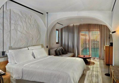 Wohnbeispiel Juniorsuite mit privatem Pool