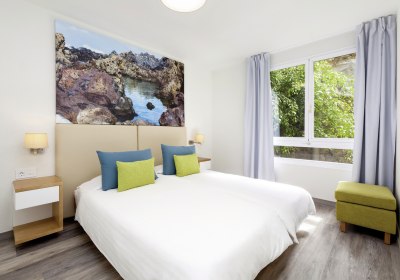 Wohnbeispiel Appartement 2 Schlafzimmer seitlicher Meerblick