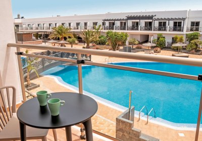 Wohnbeispiel Doppelzimmer Poolblick