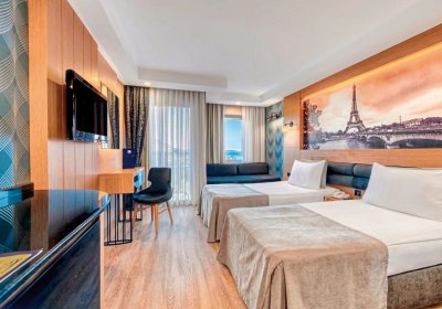 Wohnbeispiel  Doppelzimmer seitl. Meerblick