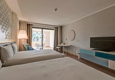 Wohnbeispiel Familienzimmer Gartenblick