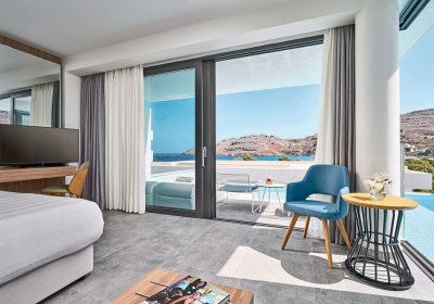 Wohnbeispiel Doppelzimmer Deluxe Meerblick Privatpool