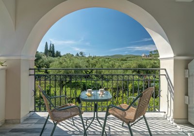 Wohnbeispiel Doppelzimmer Gartenblick