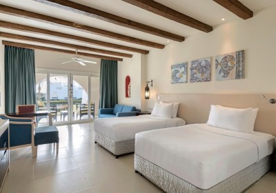 Wohnbeispiel Doppelzimmer Deluxe Gartenblick