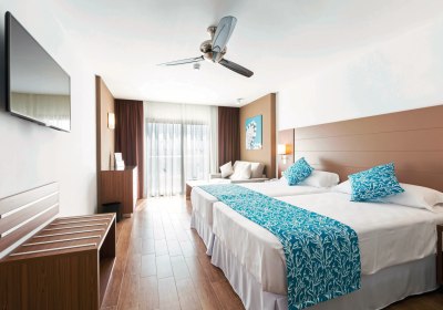 Wohnbeispiel Doppelzimmer (32qm. mit Sofa)