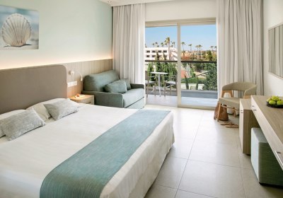 Wohnbeispiel Doppelzimmer Gartenblick