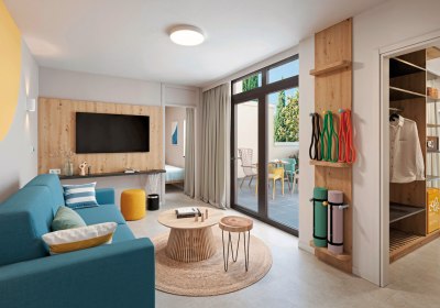 Wohnbeispiel Suite f&uuml;r 4 plus 2 Residence