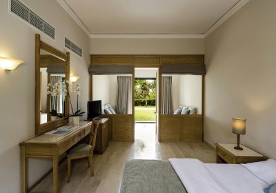 Wohnbeispiel Familienzimmer Gartenblick