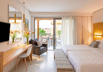 Wohnbeispiel Doppelzimmer Deluxe Gartenblick