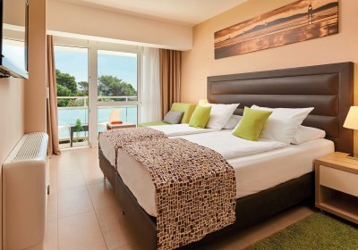 Wohnbeispiel Doppelzimmer Premium Meerseite Balkon