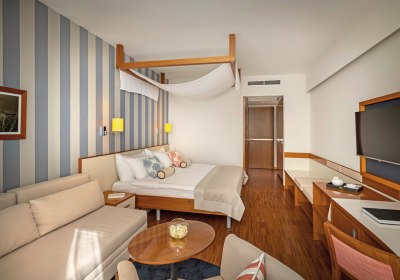 Wohnbeispiel Zimmer f&uuml;r 2 plus 1 Meerblick