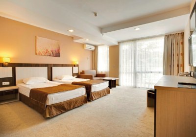 Wohnbeispiel Doppelzimmer Poolblick