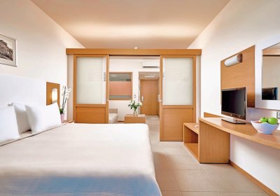 Wohnbeispiel Familienzimmer Gartenblick