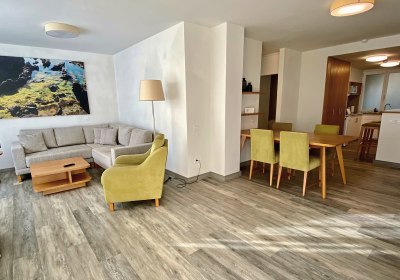 Wohnbeispiel Appartement 1 Schlafzimmer seitlicher Meerblick