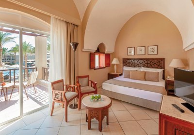 Wohnbeispiel Doppelzimmer Superior Poolblick