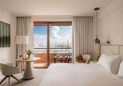 Wohnbeispiel Doppelzimmer Premium Redlevel Meer- und Kathedralenblick