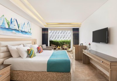 Wohnbeispiel Doppelzimmer Gartenblick