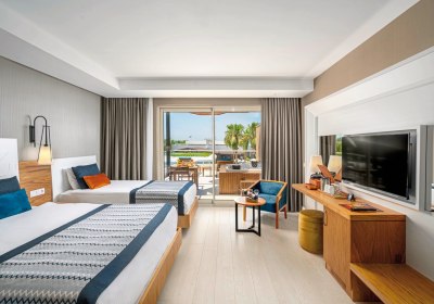 Wohnbeispiel Doppelzimmer Terrasse Jacuzzi Meerblick