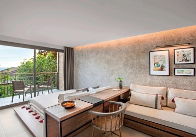 Wohnbeispiel Doppelzimmer Premium Gartenblick