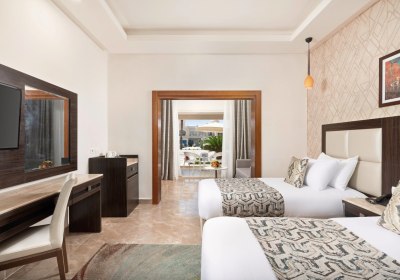 Wohnbeispiel Familienzimmer Gartenblick