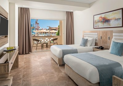 Wohnbeispiel Familienzimmer Poolblick