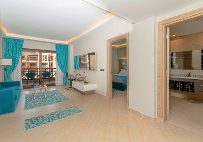 Wohnbeispiel Familienzimmer Gartenblick