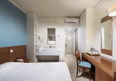 Wohnbeispiel Doppelzimmer Poolblick