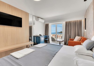 Wohnbeispiel Doppelzimmer Premium seitl. Meerblick